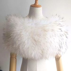 Real Fox fur knitted wrap